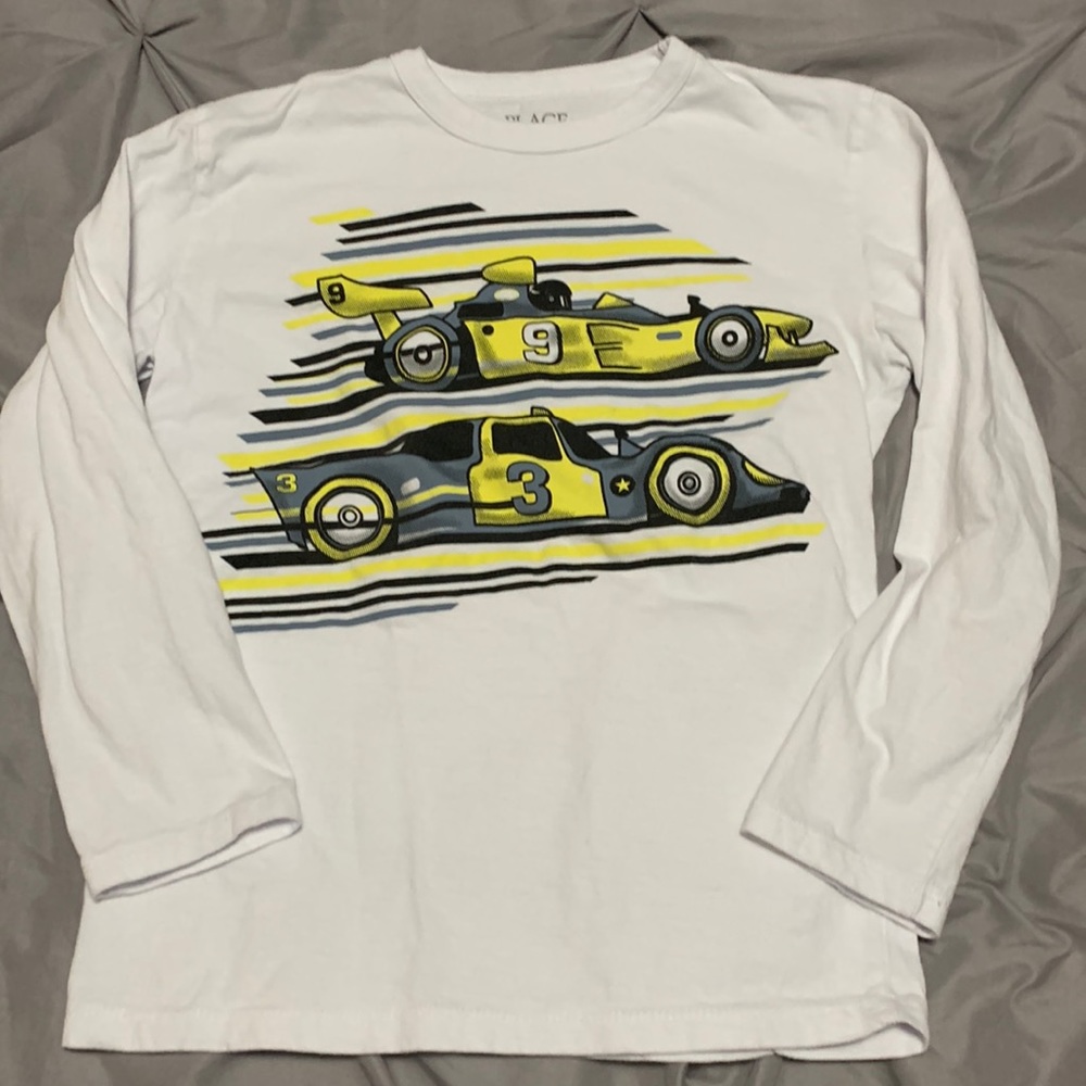 Children’s Place Race Car Long Sleeve Shirt